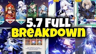 EVERYTHING WE KNOW ABOUT 5.7: Banners, Dainsleif quest, Free Character & MORE - Genshin Impact