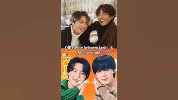 Difference between taekook and yoonmin 💜😁 #bts #taekook #yoonmin #trendingshorts #viralshorts