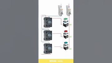 Three Contactor Interlocking Wiring Explained.