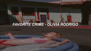 Olivia Rodrigo - favorite crime (Español)