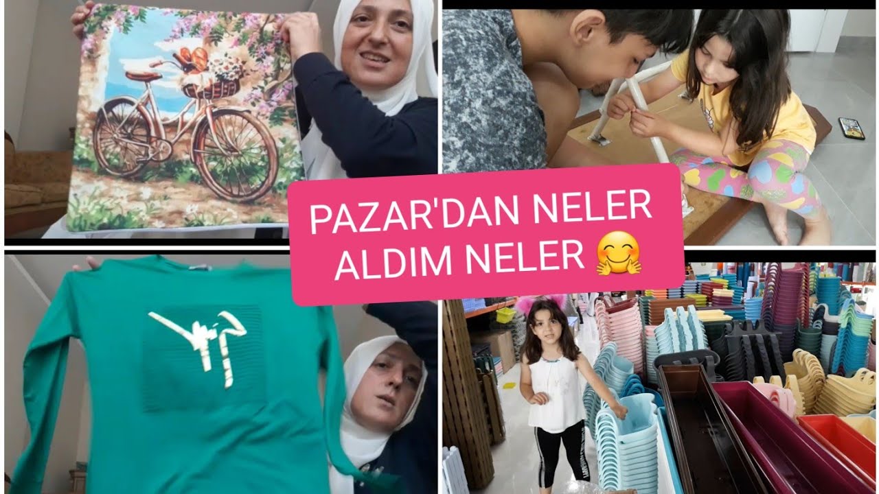PAZARDAN NELER ALDIM 🤗 2 MASAYI 1 MASA YAPTIK ⚒ KARA KIZ (ISLAK KEK