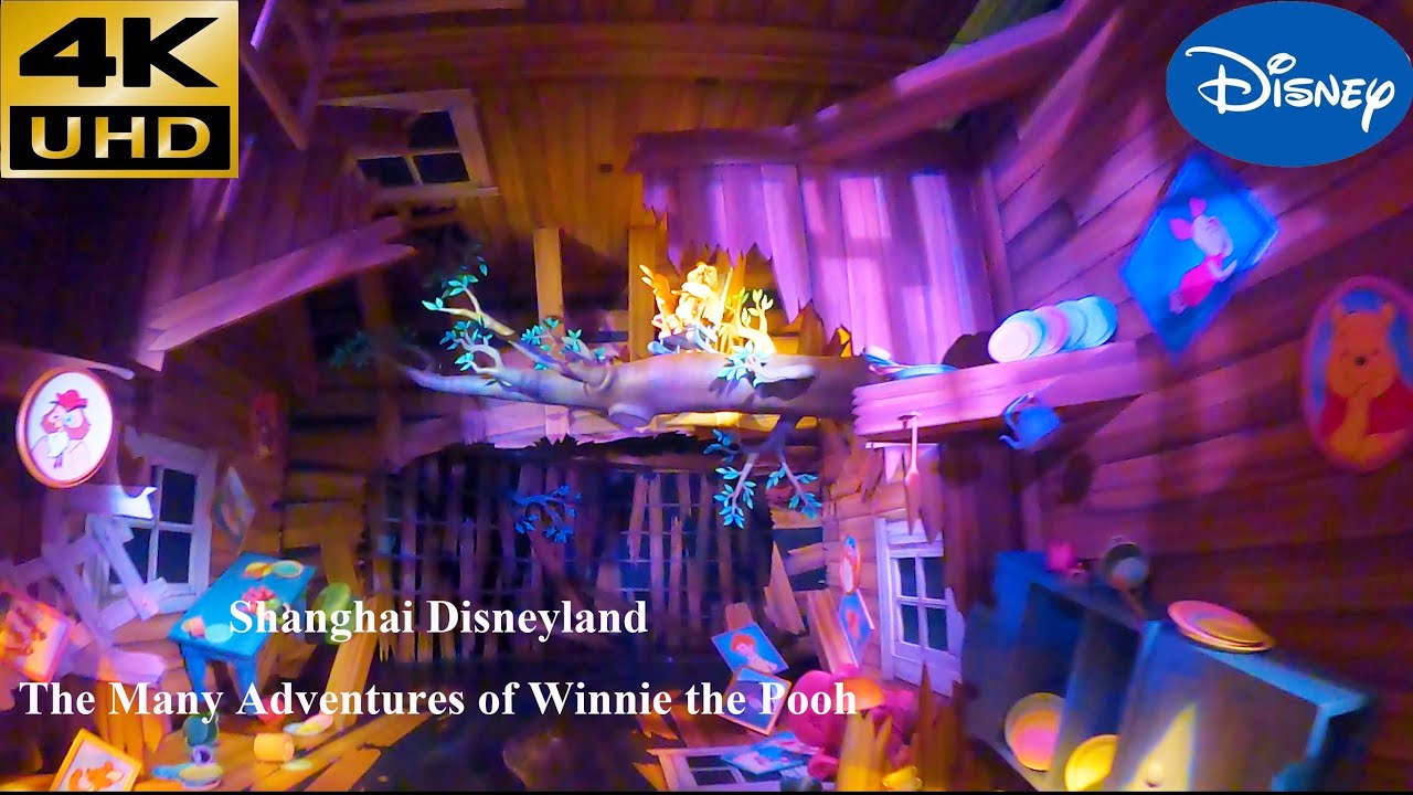 【4K60fps】Shanghai Disneyland - The Many Adventures of Winnie the Pooh