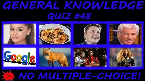 General Knowledge Trivia Quiz 48: No Multiple-Choice   #quiz #quizgame #trivia #triviaquiz