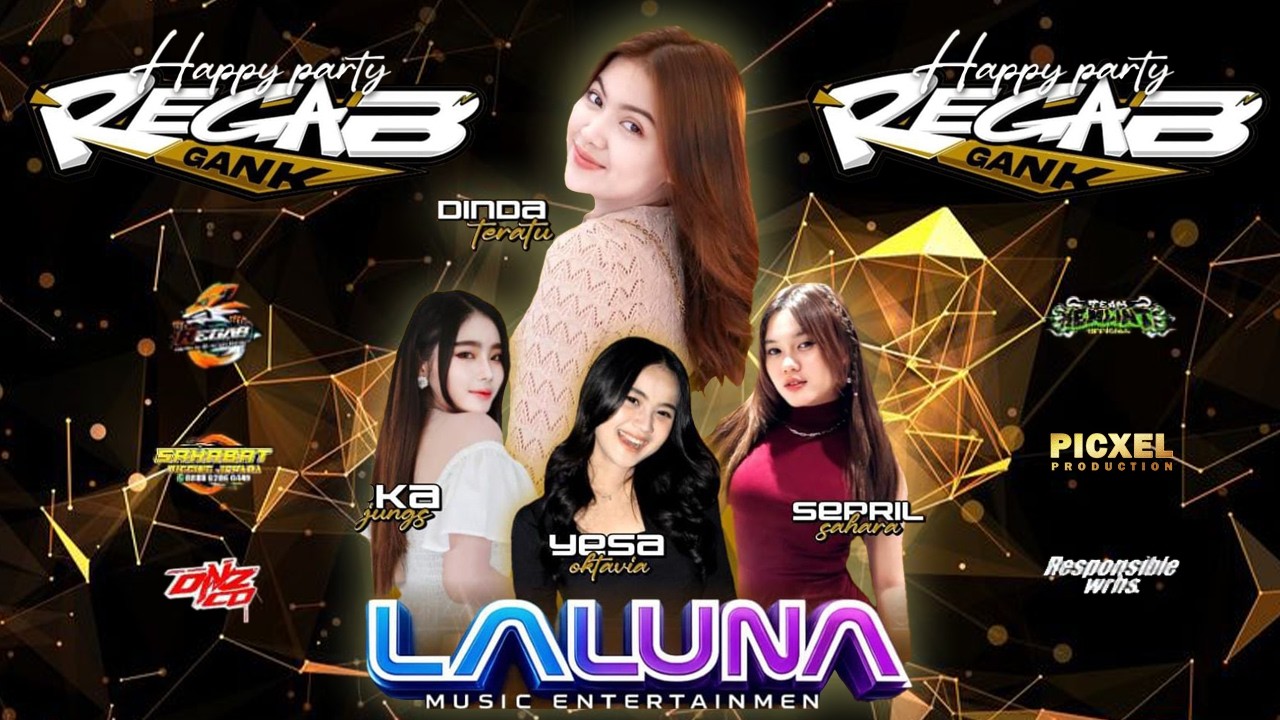 🔴LIVE STREAM LALUNA MUSIC - HAPPY PARTY REGAB GANK - KUDUS