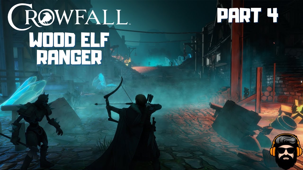 CROWFALL Gameplay  - A Wood Elf Ranger in God's Reach - Part 4 (no commentary)