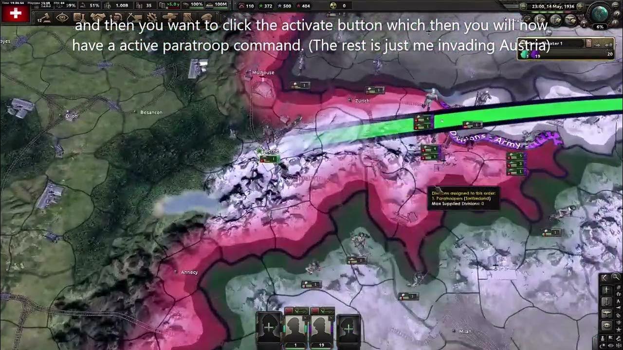 Hoi4 How to use paratroopers YouTube