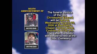 Christopher Edward  ~ Medium Obituary