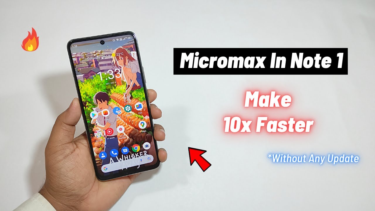 Micromax In Note 1 Make 10X Faster Without any Update