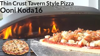 Chicago Tavern Style Thin Crust | Fennel Sausage #tavernstylepizza #chicagopizza | Ooni Koda 16