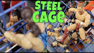 WWE action figure SET UP - Steel Cage 6