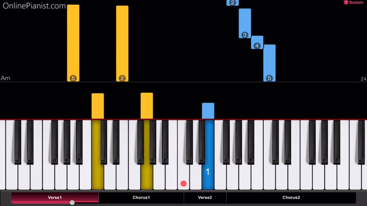 Alan Walker Sing Me To Sleep Piano Tutorial Easy Version Youtube