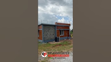 Soil solid laterite interlocking bricks farm house #interlockingbrick #farmhouse #soil #mudbrick