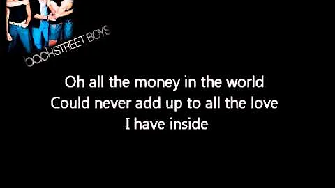 All I Have To Give - Backstreet Boys Lyrics (Album Version)