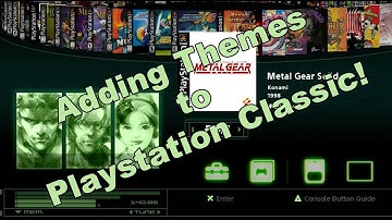 HOW TO | Add themes to Playstation Classic! Metal Gear Solid theme for BleemSync