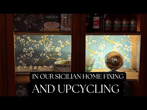 (#28) We Fixed a Rainwater Disaster on Our Sicilian Terrace! 🌧️ Learn to upcycle cabinets