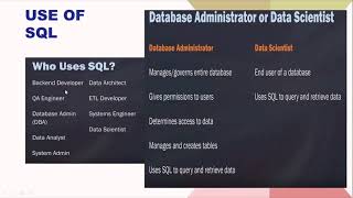 SQL Live Session | SQL Basic | Data types | Day 1- Part 1