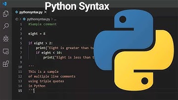 آموزش پایتون مقدماتی نحوه استفاده از Syntax Introductory Python tutorial on how to use Syntax