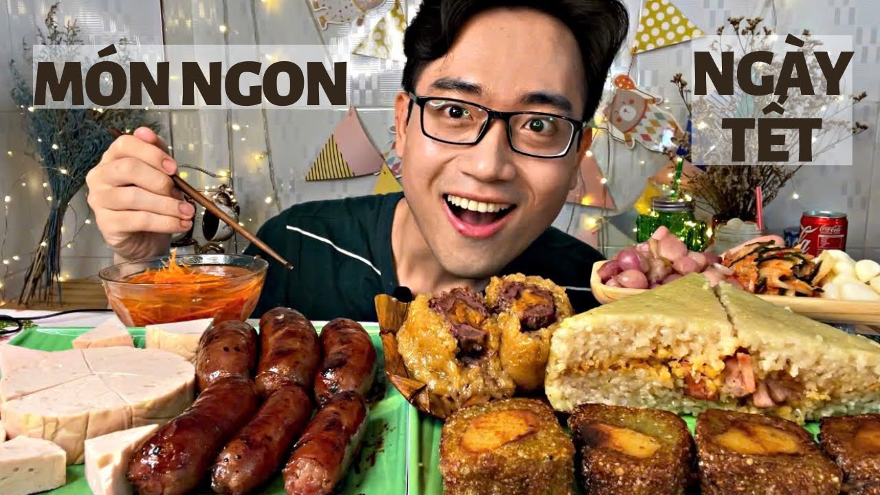 Ăn Tết Trái Mùa Với Bánh Chưng, Bánh Tét Chiên, Lạp Xưởng, Chả Lụa, Dưa Hành... Món Ngon Ngày Tết