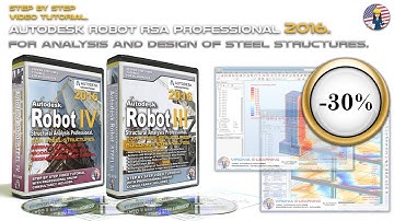 Autodesk Robot 2016 Full Tutorial │ Steel Structures │ Basic to Advanced