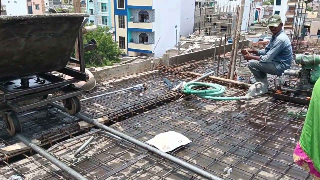 New construction working 💪 3rd floor slap concrete electrical pipe 