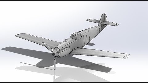 Modeling an Aircraft in SolidWorks (bf-109)
