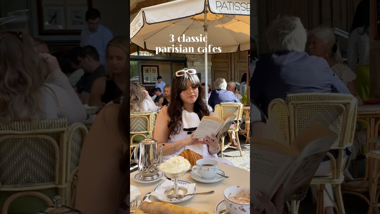 3 classic parisian cafes 🤍 save it for your next trip to Paris! 
