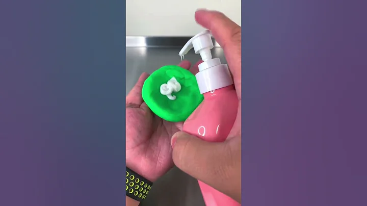 How to make EASY NO GLUE SLIME!  #shorts
