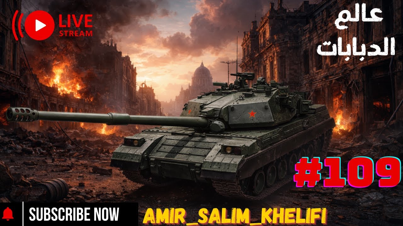 🔴 مباشر #109 |تحدّي اليوم  دبابات Tier 11 | هل نكسر الأرقام؟ | عالم الدبابات