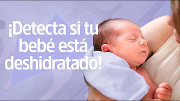 ¿Cómo saber si un bebé está deshidratado?