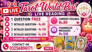 🔮One Question Free Reading Tarot World pari is live!