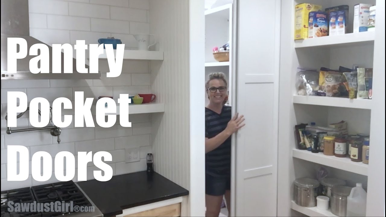 Building Pocket Doors For The Pantry Youtube