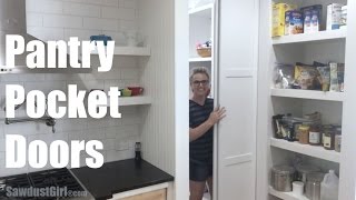 I built pocket doors for my pantry. This was a beast of a task! Glad it