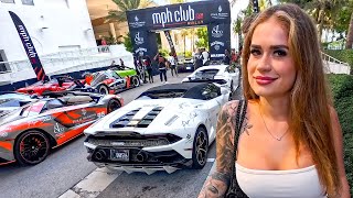 Ich Schleiche Mich Mit Meinem Motorrad Auf Ein Hypercar Meet