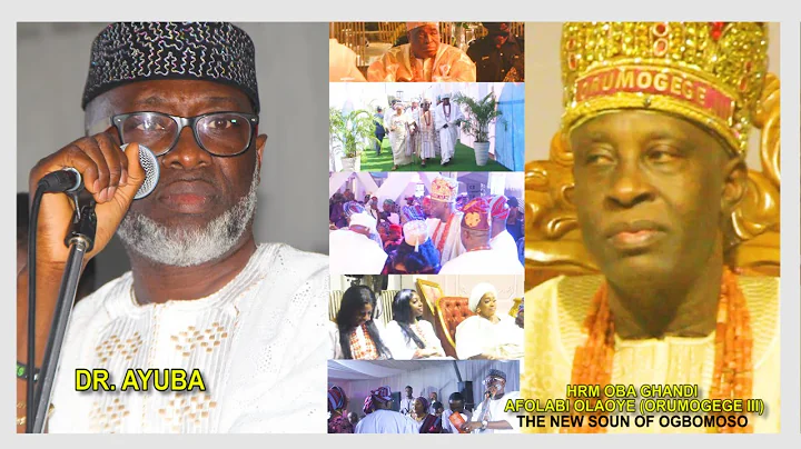 Grand Reception Of HRM Oba Ghandi Afolabi Olaoye (Orumogege III)  Soun Of Ogbomoso  Coronation
