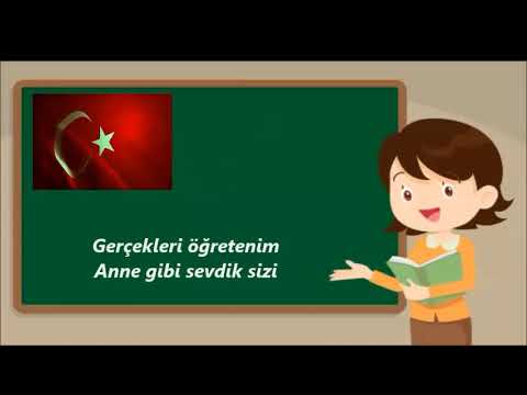 SEVDİK SİZİ ÖĞRETMENİM - ÇOCUK ŞARKI SÖZLERİ DİNLE ALTYAZILI İZLE