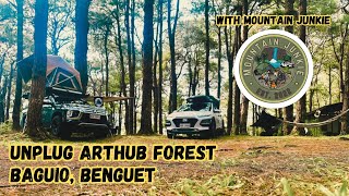 Download Lagu Car Camping with Mountain Junkie at Unplug ArtHub Forest Camp | Baguio City MP3