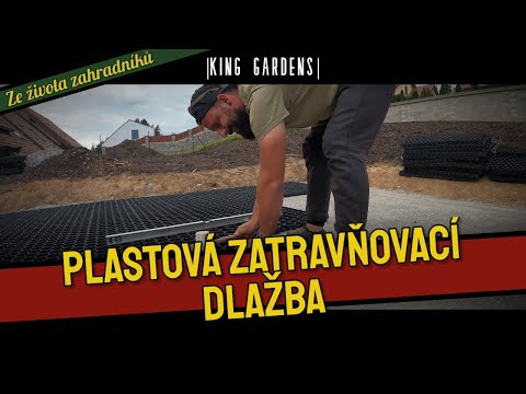 Jak na instalaci zatravňovací dlažby? + bonus 🎬 |KING GARDENS|