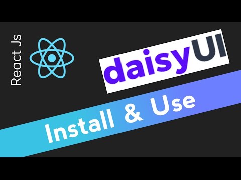 How to Install and Use Daisy Ui in React js App