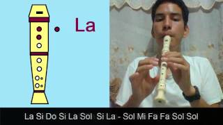 Video thumbnail of "Cantemos a Jehová #138 El gran nombre de Jehová - Flauta con notas"
