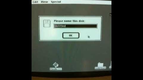 Initializing a floppy on an ultradrive 20