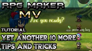 RPG Maker MV Tutorial: Yet Another 10 More Epic Tips and Tricks!
