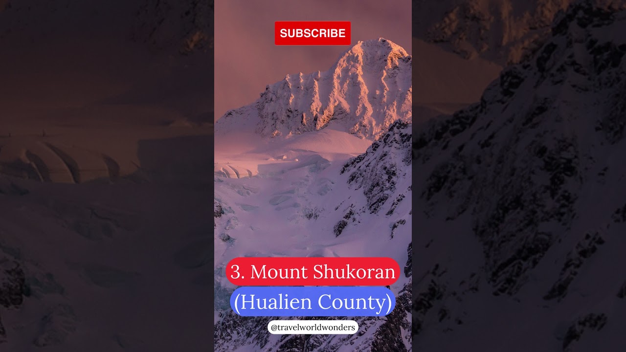 5 Best Mountains In  Taiwan! 