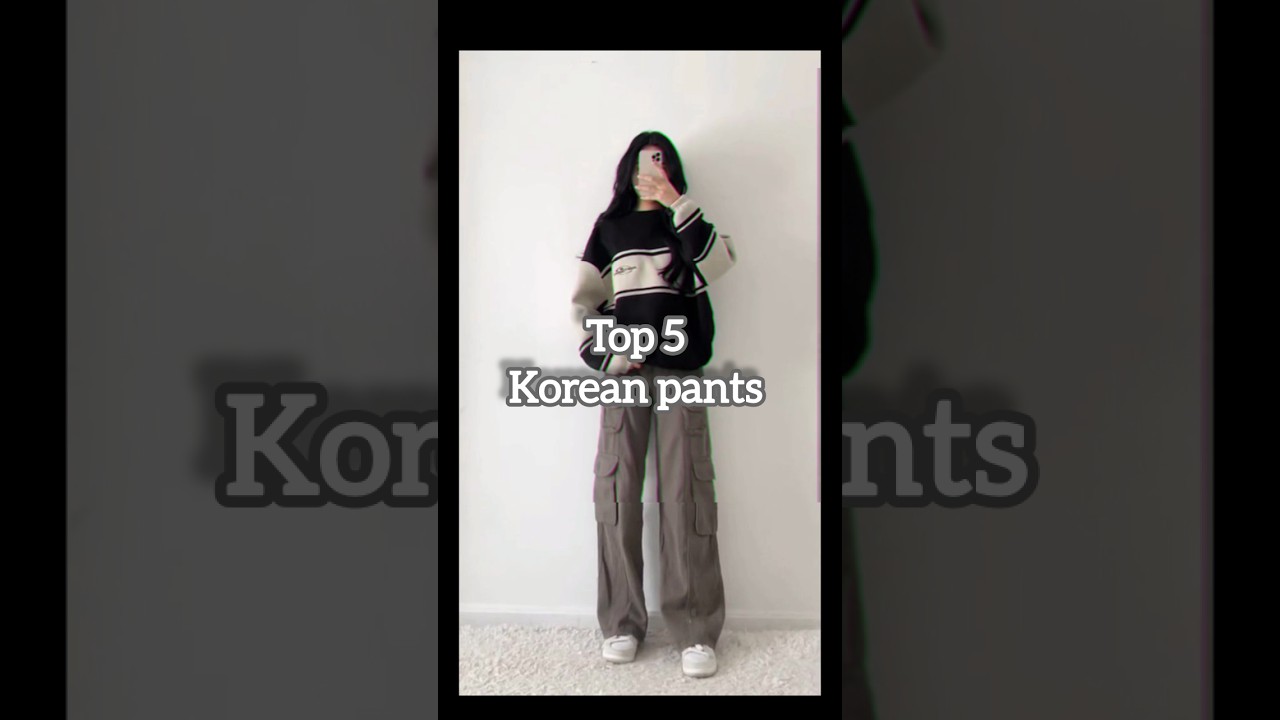 Top 5 Korean Pants 🔥 | Trending 2026