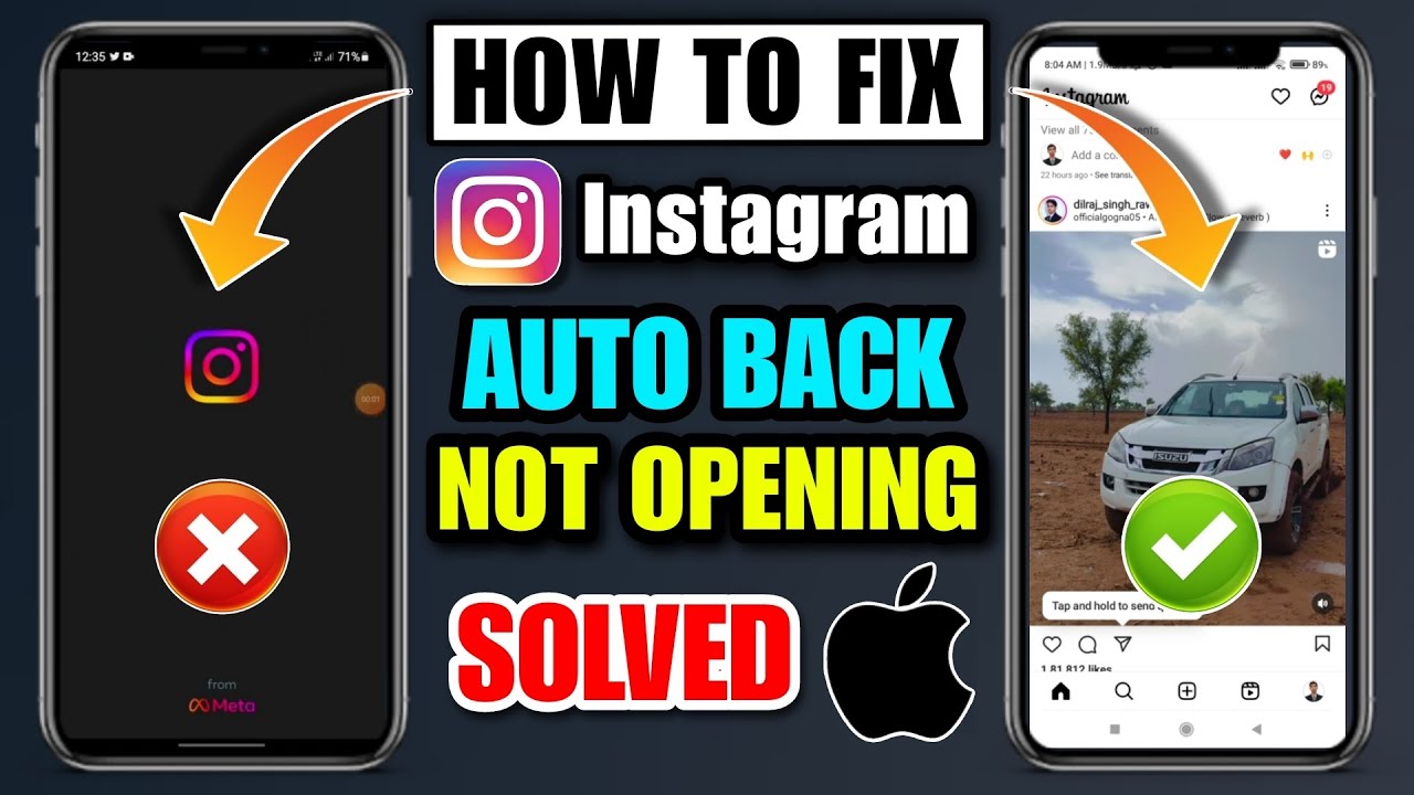 how to fix instagram app not opening iphone | instagram auto back ...