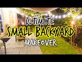 Ultimate small backyard makeover  diy patio  renter friendly