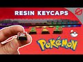 DIY Pokémon Keycaps | Epoxy resin