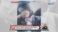 24 Oras: Flight attendant na nahinto ang trabaho dahil sa COVID-19 pandemic, kumikita ngayon online