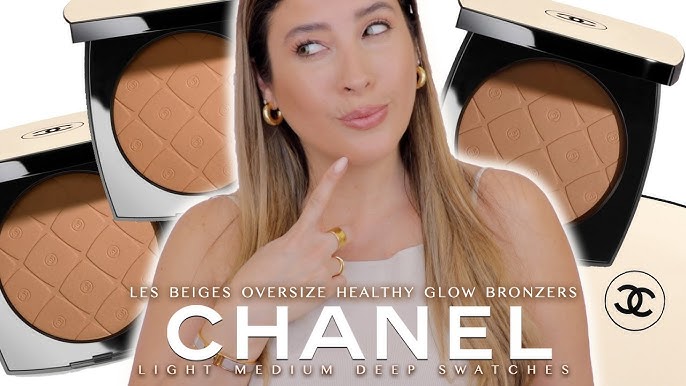 NEW! Chanel Les Beiges Healthy Glow Cream Bronzer 392 Medium Bronze Plus  Oversized Sunkissed Powder 