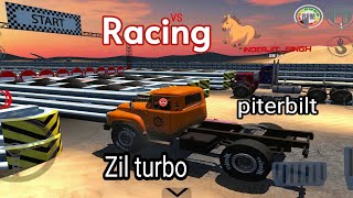 Racing Zil 130 turbo vs peterbilt | truck racing gameplay | rthd gameplay | off road games |