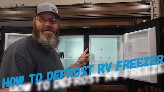 How to Defrost Grand Design Reflection RV Freezer